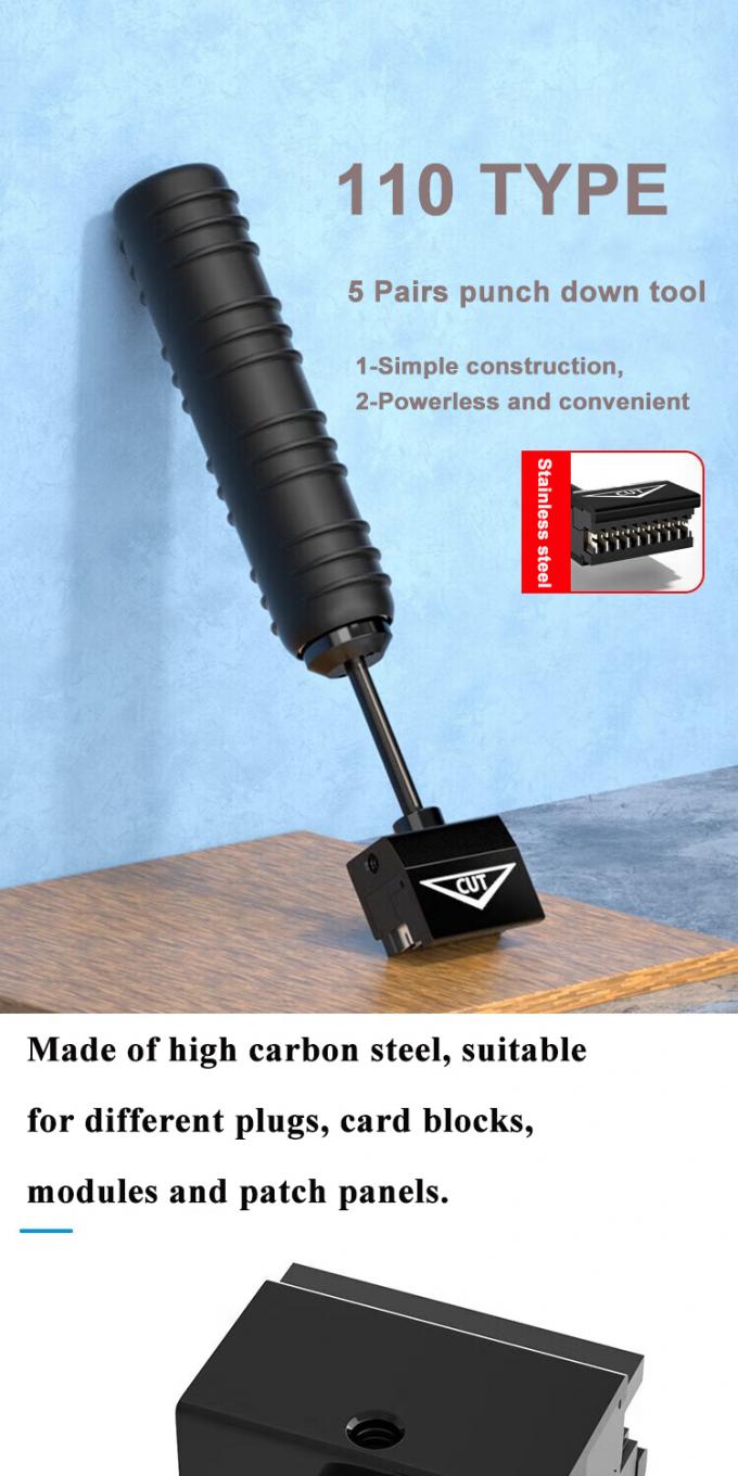 Network Tool Keystone Jack Tool Impact 110 Type Punch Down Tool for Krone LSA Module  2