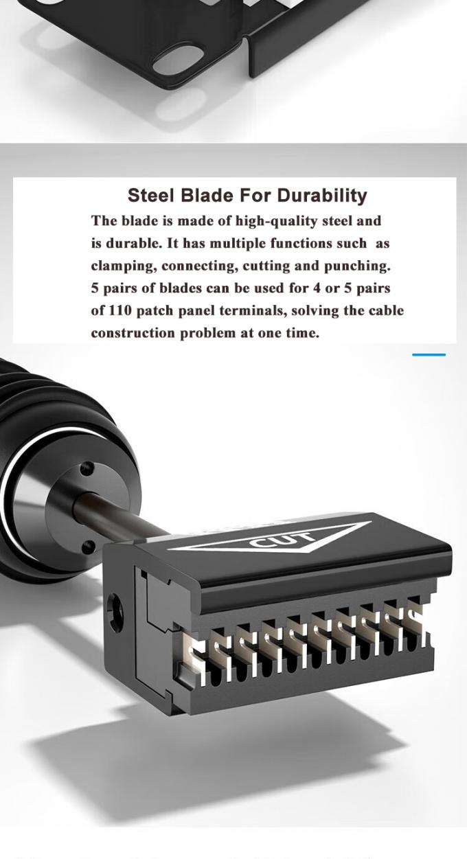Network Tool Keystone Jack Tool Impact 110 Type Punch Down Tool for Krone LSA Module  4