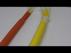 Indoor Tight-buffered Fiber Optic Cable 2-24 Cores 10D/20D Bending Radius for FTTH