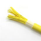 Tensile Strength Aramid Yarn Fiber Optic Distribution Cable Indoor 12 Core Sinlge Mode