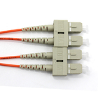 Multimode Duplex Fiber Optic Cable , G625D OM1 SC LC Patch Cord