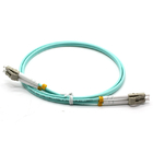 LC / UPC Duplex 1m Om3 3mm Multimode Patch Cord LSZH FTTH Outdoor