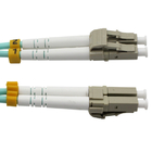 LC / UPC Duplex 1m Om3 3mm Multimode Patch Cord LSZH FTTH Outdoor