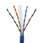 Color coded PE 305m Cat6 Utp Network Cable Indoor Fluke Pass 4pr 23Awg