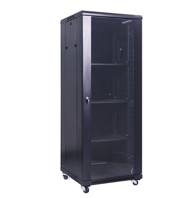 6U 9U 12U 19 Inch Wall Mount Network Cabinet With Black Color