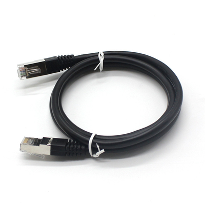 Sfp Rj45 Patch Cord Shielded , Cat6 Cat6a Cat6e Cat7 Cat7a 8 Core Cable