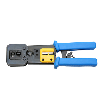 Network LAN Cable Modular Plug Crimper , Cat5 / 5e / 6 / 6a Rj45 Rj11 Crimping Tool