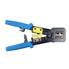 Crimp Tool Network Cable Pliers , Rj45 Crimping Tools For Passthrough Connectors