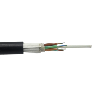 12 24 48 Core Single Jacket Adss Fiber Optic Cable Aerial Single Mode G652D Outdoor