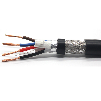 RS485 RS422 RS232 4 Core Flexible Shielded 2 Twisted Pair Cable Signal Communication