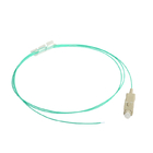 SC OM4 Multimode Violet Cable Jumper Fiber Optic Pigtail 850 / 1300nm