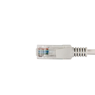 UTP Unshielded Pure Copper Cat6A Patch Cord , Cat5e Cat6 Network Cable