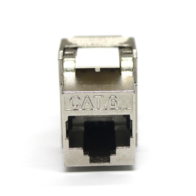 FTP RJ45 180 Degree Toolless Network CAT6 Keystone Jack CAT6A CAT7 Zinc Alloy Shielded