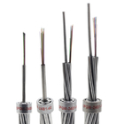 48 Core Self Supporting Aerial Composite Overhead Ground Wire , OPGW Fiber Optic Cable
