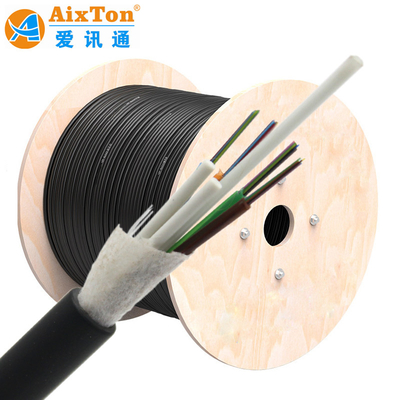 12 24 36 48 72 96 Core GYFTY Fiber Optic Cable High Strength Loose Tube Protection