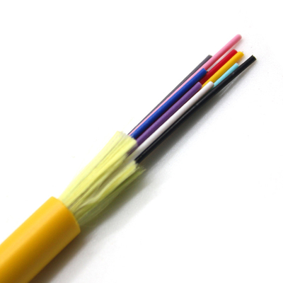 Single Core Indoor GJFJV Optical Fiber Cable Simplex Tight Buffered Fiber Cable