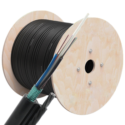 12 - 144 Core Outdoor Aerial Optical Fiber Cable GYTA8S GYTC8S With Steel Messenger