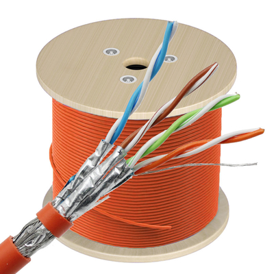 Factory Price Cat7 SFTP Network Cable Indoor And Outdoor OEM Support Cable Fluk Test Pass Ethernet Cable