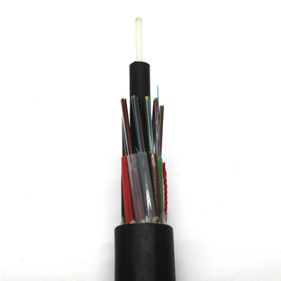 GYFTY 24-144 Core Fiber Optic Cable Loose Sleeve Stranded Non-Metallic with FRP Reinforcement for FTTH Network