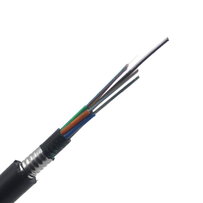 Wooden Drum 48core GYTY53 Multimode Fiber Optic Cable with Double PE Jacket