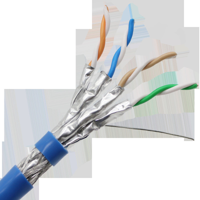 China Factory CAT8 Ethernet Cable 1000ft High Speed 40Gbps 2000MHz SFTP 22AWG CAT8 LAN Cable