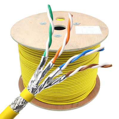 Twisted Pair Copper Conductor Cat8 SFTP Network Ethernet Cable For High Speed Data Center