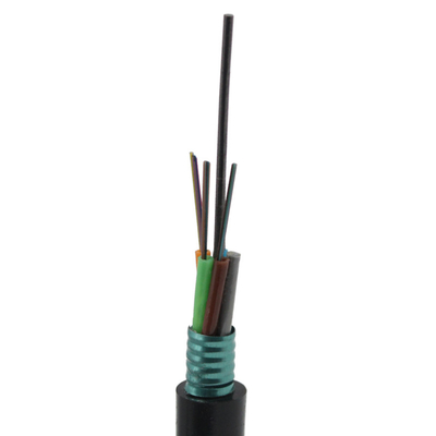 PE Black Outer Jacket GYTS GYTA Fiber Optic Cable 1-144 Core for Speed Communication