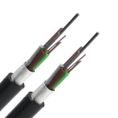 Singlemode G.652D Fiber Type 24 Core Armored Fiber Optic Cable for Customized GYTS GYTA