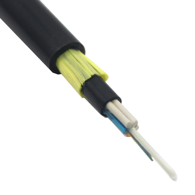 Aerial 12 24 96 Core Outdoor Fiber Optic Cable G652d Fibre Self Supporting Non Armored ADSS