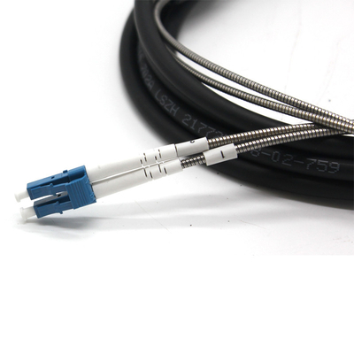 Outdoor Waterproof Tactical Fiber Cable Connector ODC 2/4 Cores Plug Armored Patch Cord