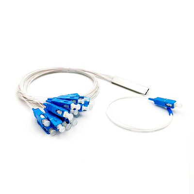 Modular 1x64 PLC Splitter with FC UPC Connector for Input/Output Fiber Diameter 900μm and Singlemode G.657A1 Fiber Type