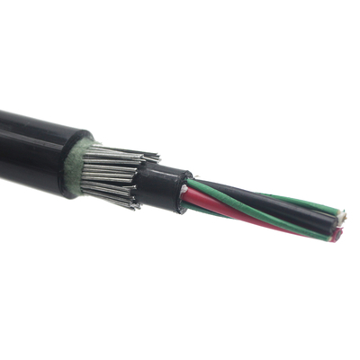 GDTS53 GDTS33 Hybrid Fiber Optic Cable 12 Fiber Count Single Mode for Telecom Communication