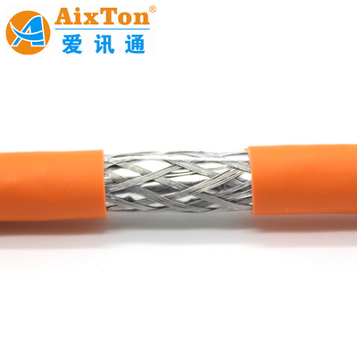 Solid Copper Cat7 SFTP Ethernet Cable 500ft Blue PVC Sheathed SFTP LAN Communication Cable
