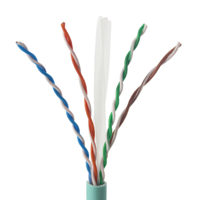Cat6A UTP SFTP Ethernet Cable for Network System with 100% Solid Bare Copper Conductor and Color-coded PE Insulation Materials