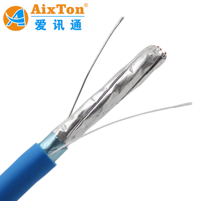4 Pairs BC Utp Ftp Cat6A Cat7 LAN Ethernet Cat5E Patch Cord Cable UTP Cable With Color-coded PE Insulation Materials