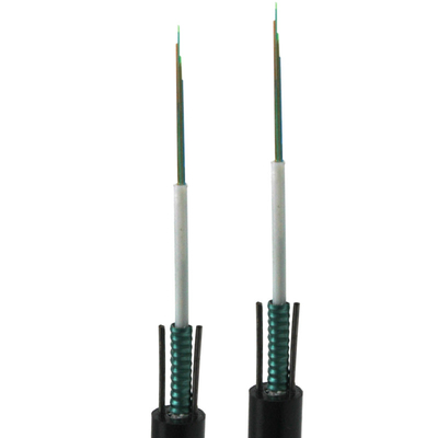 PE Outer Jacket Material 24 Core Fiber Optic Cable for Durable Armor Design