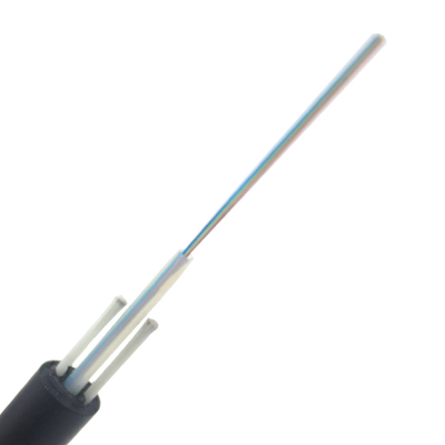 Telecommunication GYFXTY 2-12 Core Fiber Optic Cable with 7.2±0.5mm Cable Diameter and Central Loose Tube Construction