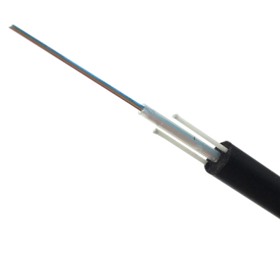 2*FRP Round Type 24 Core Outdoor Fiber Optic Cable GYFXTY/GYFXY FRP Strength Central Tube