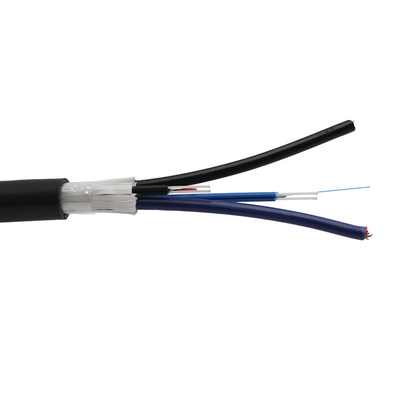 Fiber Count 48 Hybrid 6 8 12 Core Custom Optical Fiber Cable with Copper Wire Single Mode Fiber Communication Optic Cables