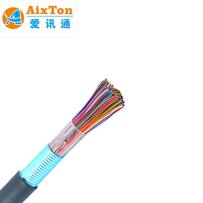 Factory Directly Multi 20 30 50 100 Pairs Bare Copper Telephone Communication cable for Outdoor Indoor