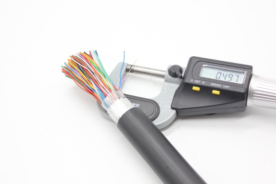 HYAC 4 Pair 10 Pair 16 Pair 20 Pair 32 Pair 50 Pair 100 Pair 10*2*0.5 Outdoor Telephone Cable With Steel Messenger