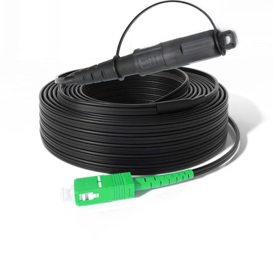 Opti Tap 12-Core PVC/LSZH Jacketed Fiber Optic Patch Cord SC/APC Preterminated Cable for FTTH Communication New Line Opti Cables