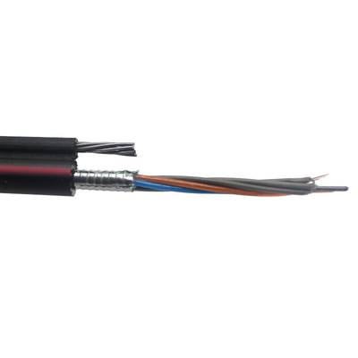 Outdoor Single Mode 4/6/8/12/24/48 Core Fibre Optic Cable GYTC8S GYTC8A GYFTC8S Aerial FO Cable for Communication