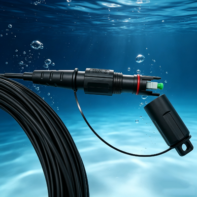 Fiber Optic Drop Cable Assembly Toneable Flat Drop Cable Patch Cord FTTA Corning Opti-Tap Waterproof Patch Cord