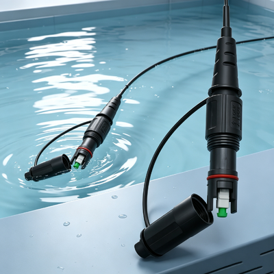 Corning Optitap SC APC Waterproof Fast Connector Pre-terminated Reinforced Fiber optic connector