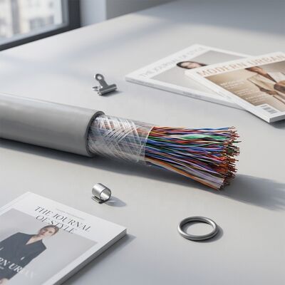50 Pairs Cat5 Cat3 Outdoor Telephone Cable Dropwire Field Armoured Intercom Cable Communication Cables