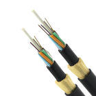 48 96 Core ADSS Fiber Optic Cable G652D Double Jacket Aerial Kevlar Wire