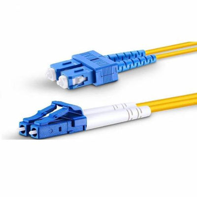 OS1 G657A G652D Duplex Fiber Optic Patch Cord SC Upc LC Upc Singlemode