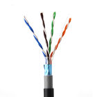 Double Sheath CAT5E Ethernet Cable Waterproof Copper FTP 4 Pair 8 Pair
