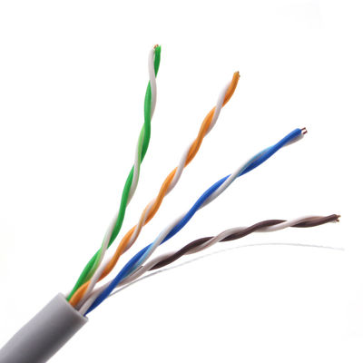 Gray PVC 1000ft CAT5E Ethernet Cable Utp Bare Copper Ethernet Cable